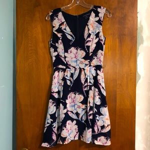 French Connection A-line floral dress